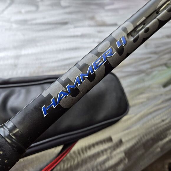 Wilson Hammer H4 Carbon‎ Matrix 113 Tennis Racquet - 4 3/8" Grip - With Case - Picture 5 of 11